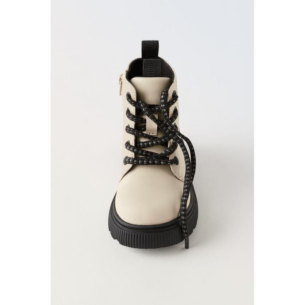 CHUNKY LACE-UP BOOTS - Picture 4 of 6